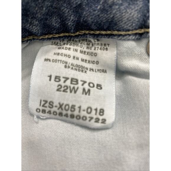 Lee Riders Jeans Womens Size 22W Bootcut Medium Wash Denim Pockets Hi Rise Mom‎ - Picture 4 of 11